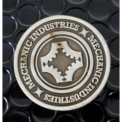 (image for) Full Dollar Coin (Gun Metal Grey) by Mechanic Industries - Trick