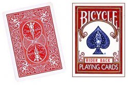 (image for) Assorted Red Back Bicycle One Way Forcing Deck (assorted values)