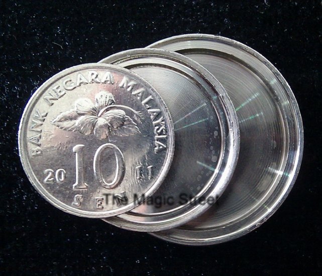 (image for) Nesting Shell Coins - Malaysia 10 20 50 Cent (NOT LOCKING) - Click Image to Close
