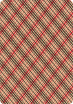 (image for) Vintage Plaid (Arizona Red) Playing Cards by Dan and Dave, 2nd Printing