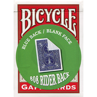 (image for) Blank Face Bicycle Cards (Blue) - Click Image to Close