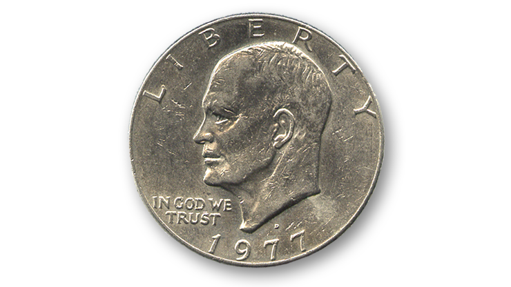 (image for) Eisenhower Dollar (Single Coin Ungimmicked) - Trick - Click Image to Close