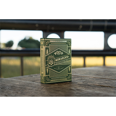 (image for) Monarch Playing Cards (Green) by theory11 - Click Image to Close