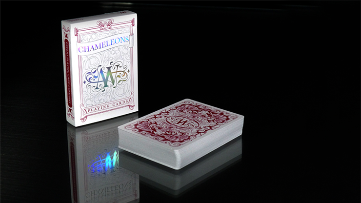 (image for) Chameleon Playing Cards (Red) by Expert Playing Cards - Click Image to Close