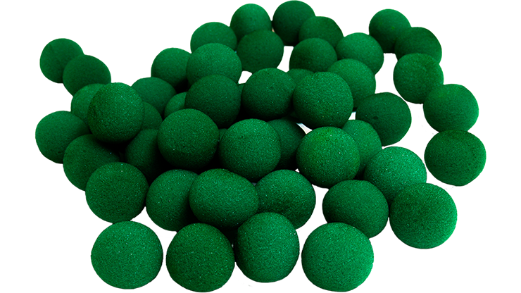 1 inch Super Soft Sponge Ball (Green) Bag of 50 from Magic By Gosh