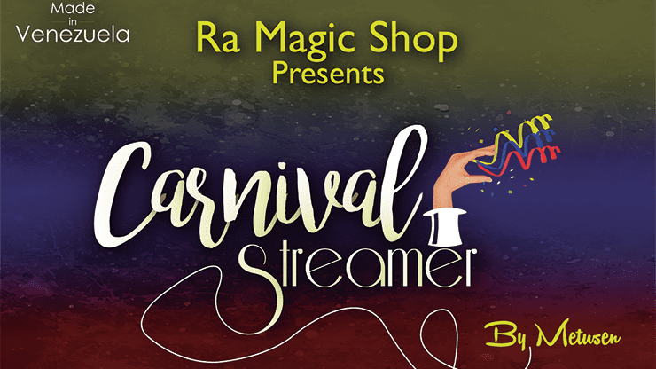 Carnival Streamer Christmas (Red, White and Green) by Ra Magic - Trick