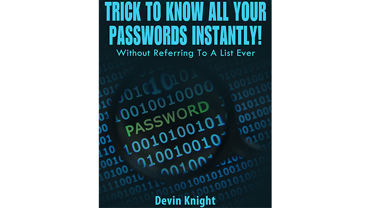 (image for) Trick To Know All Your Passwords Instantly! (Written for Magicians) by Devin Knight eBook DOWNLOAD - Click Image to Close
