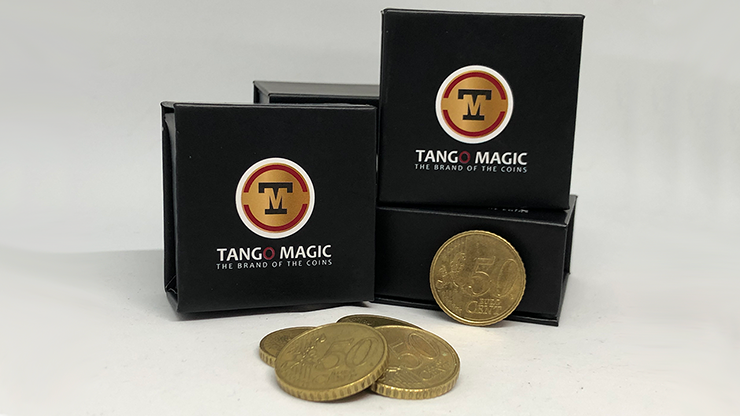 (image for) Perfect Shell Coin Set Euro 50 Cent (Shell and 4 Coins E0091) by Tango Magic - Trick - Click Image to Close