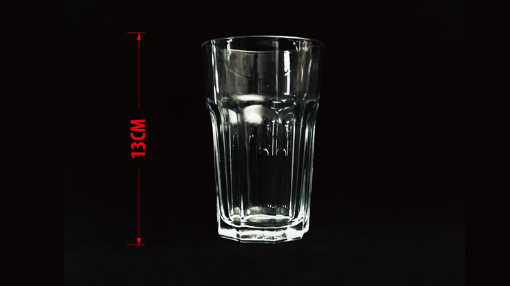 SELF EXPLODING DRINKING GLASS RIDGE (13.5cm) by Wance - Trick