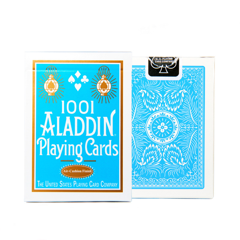 1001 Aladdin Playing Cards Air Cushion Finish (Light Blue)