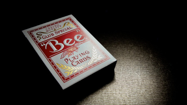 Bee Titanium Edition (Crimson Red) Playing Cards