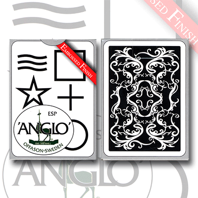 (image for) Anglo ESP Deck (black) - by El Duco - Trick - Click Image to Close