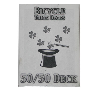 (image for) 50/50 Decks Bicycle (Blue) - Click Image to Close