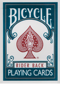 (image for) Bicycle Titanium Edition v1 (Steel Blue) Playing Cards - Click Image to Close