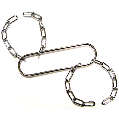 Houdini Handcuffs (Chrome) by Vincenzo Di Fatta - Tricks