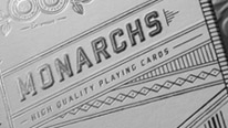Monarchs Silver Playing Cards