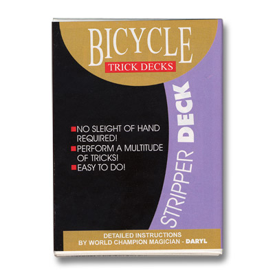 (image for) Stripper Deck Bicycle (Red) by US Playing Card - Trick - Click Image to Close