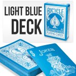 (image for) Bicycle Light Blue Playing Cards Deck by Magic Makers