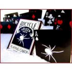 (image for) Bicycle Black Spider Deck Playing Cards by Magic Makers
