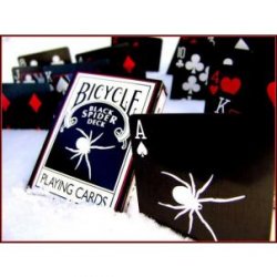 (image for) Bicycle Black Spider Deck Playing Cards by Magic Makers