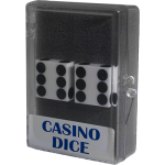 (image for) Dice 2-Pack White Precision 19mm (Casino) - Trick