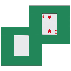 (image for) Card Silk Set 9 inch (2 of Hearts + Blank) by Vincenzo Di Fatta
