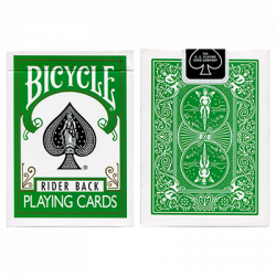 (image for) Bicycle Green Playing Cards by US Playing Card Co