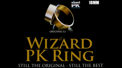 (image for) Wizard PK Ring Original (FLAT, GOLD, 18mm) by World Magic Shop - Trick