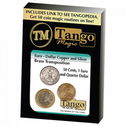 (image for) Euro-Dollar Silver/Copper/Brass Transposition (ED005) by Tango- Trick