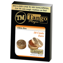 (image for) Okito Coin Box Brass 50 cent Euro by Tango -Trick (B0003)