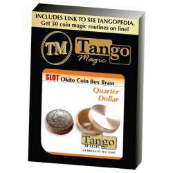 (image for) Slot Okito Coin Box Brass Quarter by Tango -Trick (B0018)