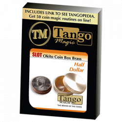 (image for) Slot Okito Coin Box Brass Half Dollar (B0019)by Tango -Trick