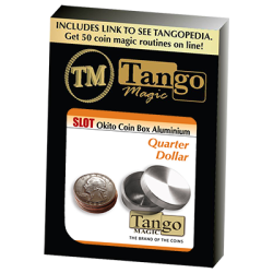 (image for) Slot Okito Coin Box Quarter Aluminum by Tango - Trick (A0014)