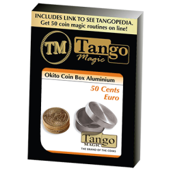 (image for) Okito Coin Box Aluminum 50 cent Euro (A0001) Tango - Trick