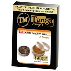 (image for) Slot Okito Coin Box Brass 2 Euro by Tango - Trick (B0017)