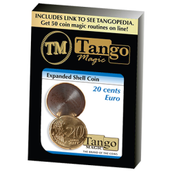 (image for) Expanded Shell Coin (20 Cent Euro) by Tango Magic - Trick (E0006)