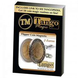 (image for) Magnetic Flipper Coin (2 Euro) by Tango- Trick (E0034)
