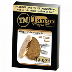 (image for) Magnetic Flipper Coin E0033 (50 Cent Euro) by Tango- Trick