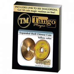 (image for) Expanded Shell Chinese Coin made in Brass (Yellow) by Tango - Trick (CH006)