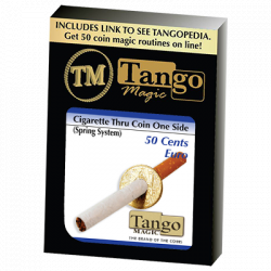 (image for) Cigarette Through (50 Cent Euro, One Sided) E0009 by Tango - Trick