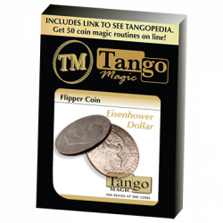 (image for) Flipper Coin Eisenhower Dollar (D0038) by Tango - Trick