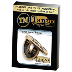 (image for) Flipper Chinese Coin Black (CH012) by Tango - Trick
