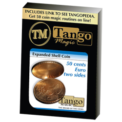 (image for) Expanded Shell Coin 50 Cent Euro (Two Sides) by Tango - Trick (E0004)