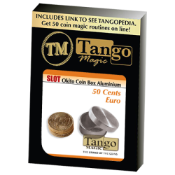 (image for) Slot Okito Box 50 cent Euro Aluminum by Tango -Trick (A0012)