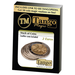 (image for) Stack of Coins (2 Euros) by Tango Magic- Trick (E0053)