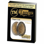 (image for) Flipper Coin 2 Euro by Tango Magic - Trick (E0036)