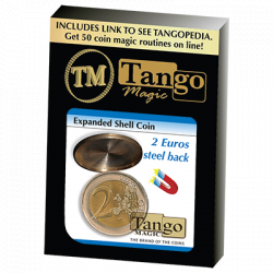 (image for) Expanded Shell Coin - (2 Euro, Steel Back) by Tango Magic - Trick (E0065)