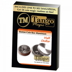 (image for) Boston Coin Box (Half Dollar Aluminum) by Tango - Trick (A0008)