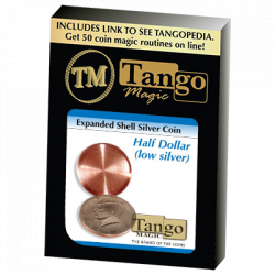 (image for) Expanded Shell Silver Half Dollar (D0003) by Tango - Trick