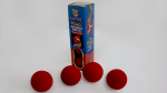 (image for) 2 inch Sponge Ball (Red) 4 pack by Loftus